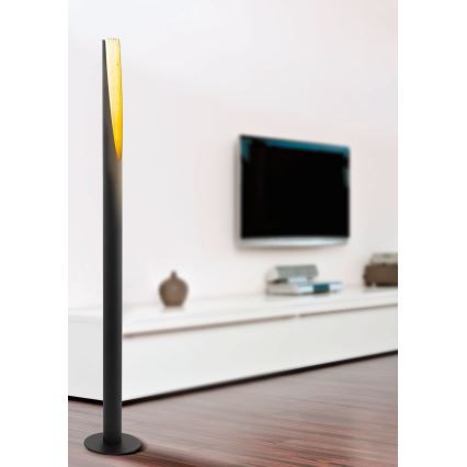 Eglo - Podna LED lampa 1xGU10/4,5W/230V crno