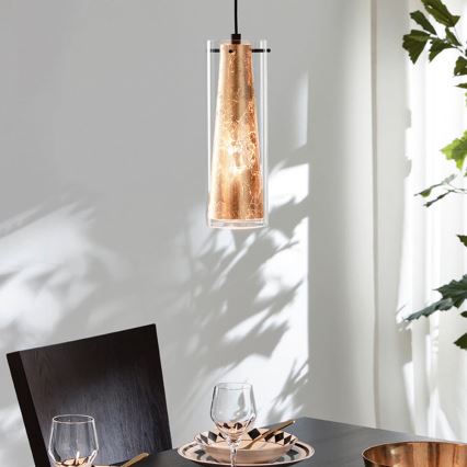 Eglo - Luster na sajli 4xE27/60W/230V