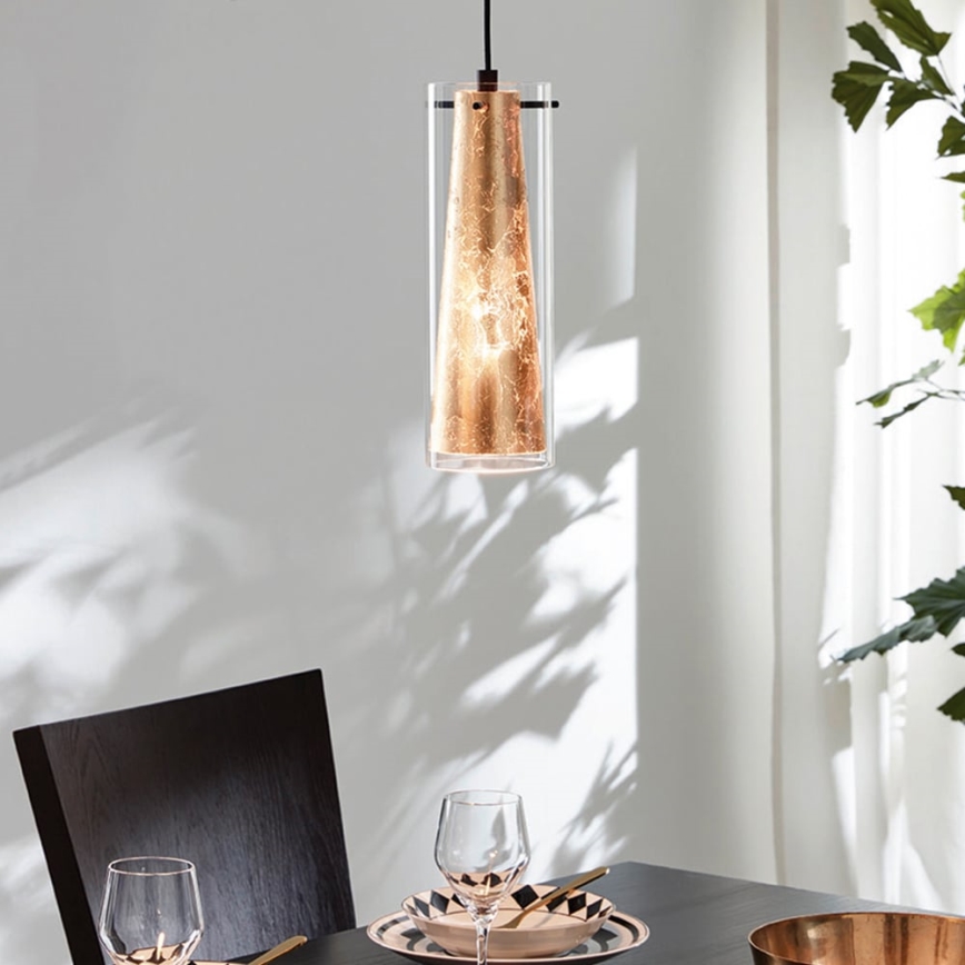 Eglo - Luster na sajli 4xE27/60W/230V
