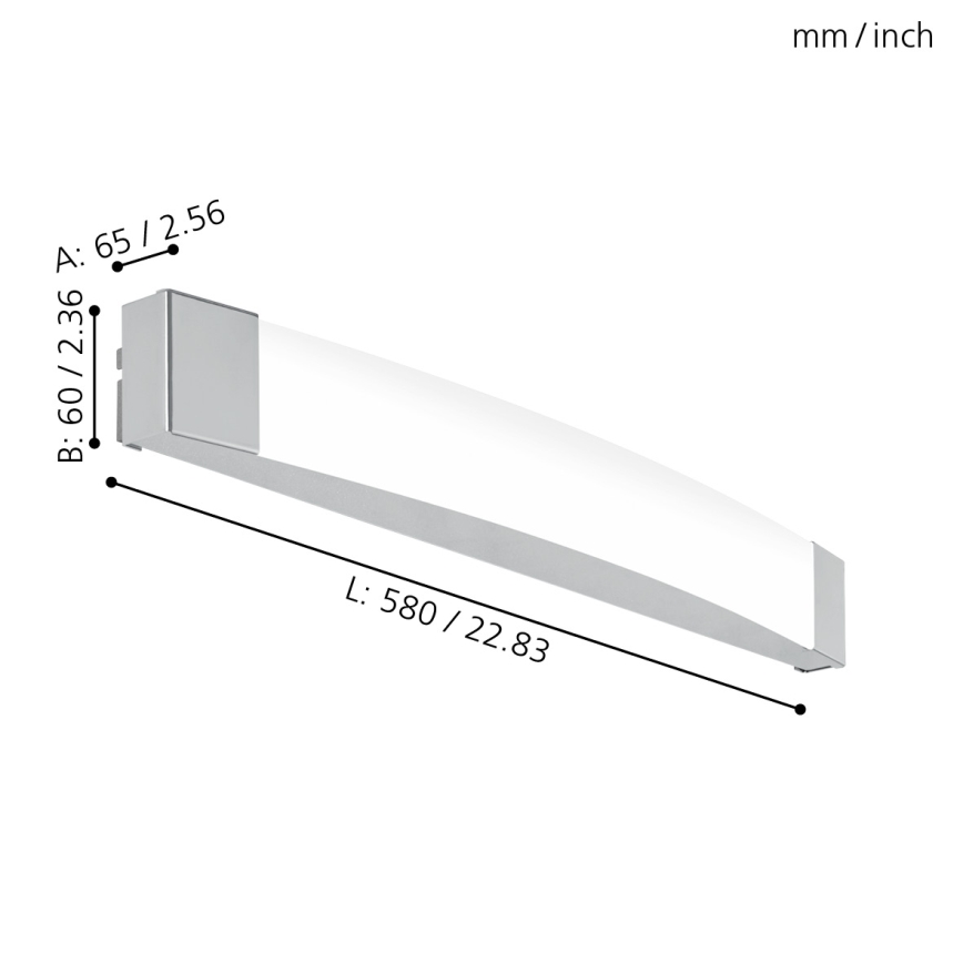 Eglo - LED Za kupatilo zrcalna lampa LED/16W/230V IP44