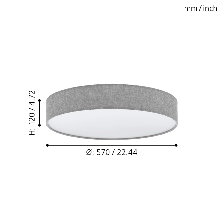 Eglo - LED plafonjera za prigušivanje LED/40W/230V
