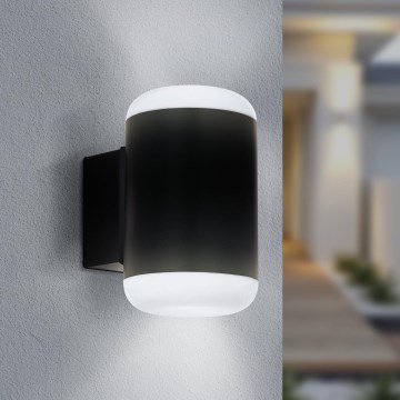 Eglo 97844 - Spoljašnja zidna lampa MERLITO 1xE27/10W/230V IP44 crno