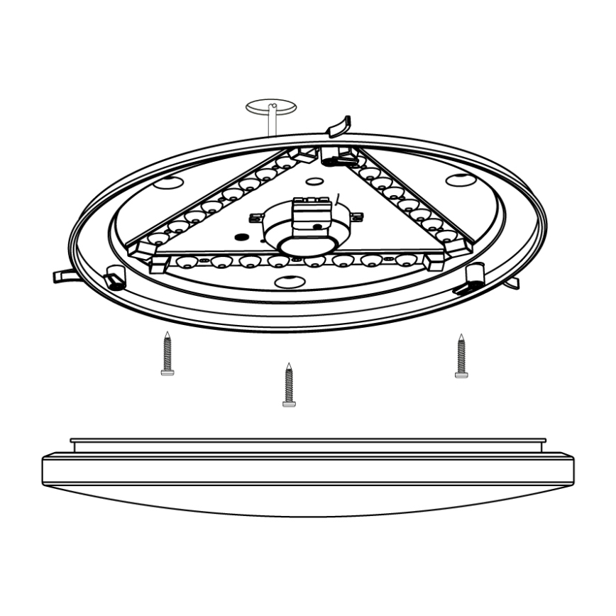 Eglo - LED Plafonjera LED/14,6W/230V