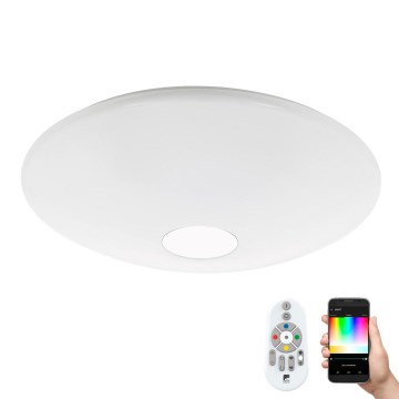 Eglo 97918 - LED RGB Prigušiva plafonjera TOTARI-C LED/34W/230V + Daljinski upravljač