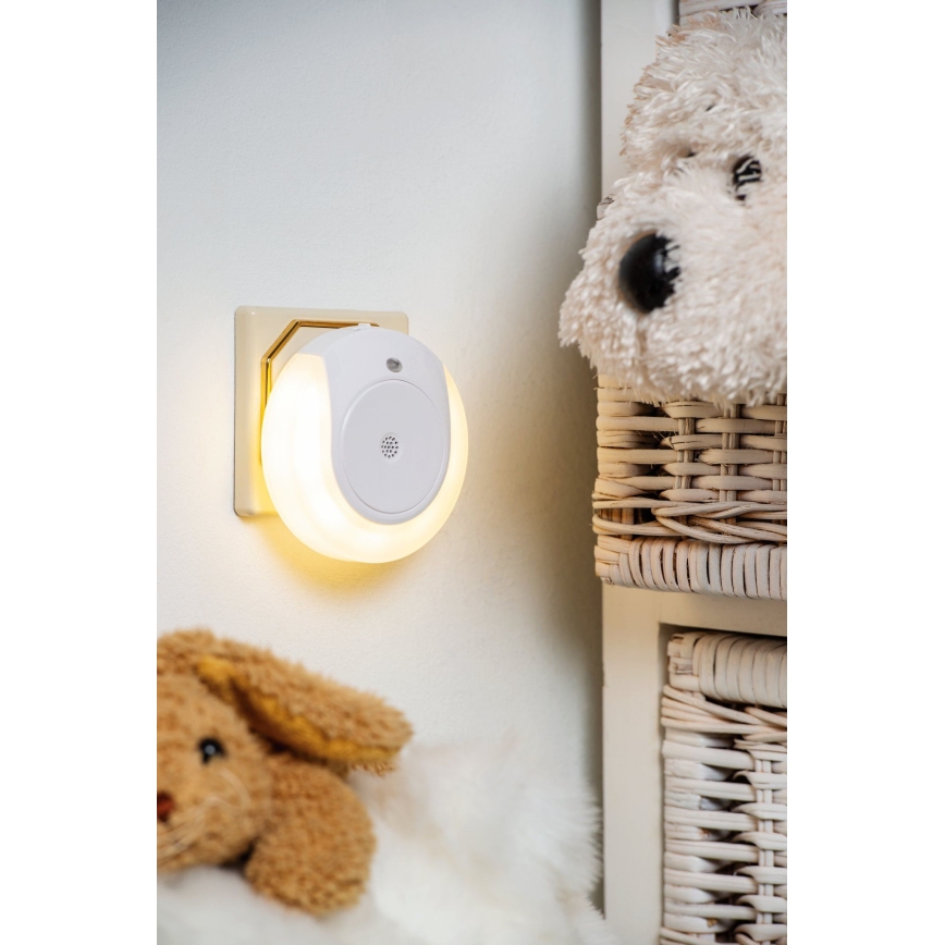 Eglo - LED Noćno svetlo sa senzorom 2xLED/0,4W/230V 3000K