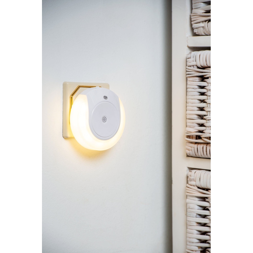 Eglo - LED Noćno svetlo sa senzorom 2xLED/0,4W/230V 3000K