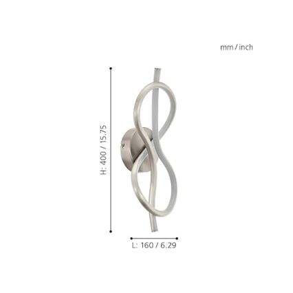 Eglo - LED Zidna lampa LED/10W/230V