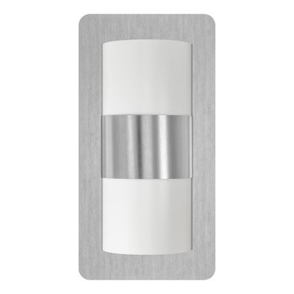 Eglo - Spoljašnja lampa 2xE27/10W/230V IP4mat krom