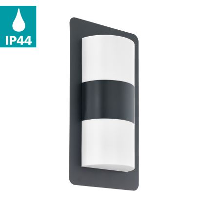 Eglo - Spoljašnja zidna lampa 2xE27/10W/230V antracit IP44