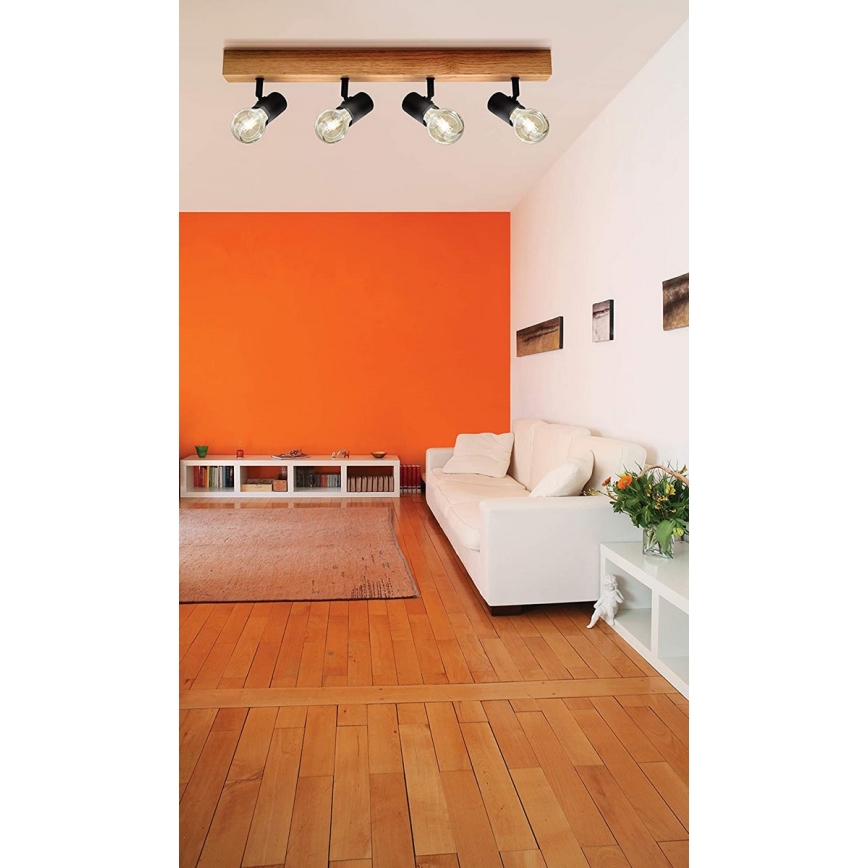 Eglo - Reflektorska lampa TOWNSHEND 4xE27/10W/230V