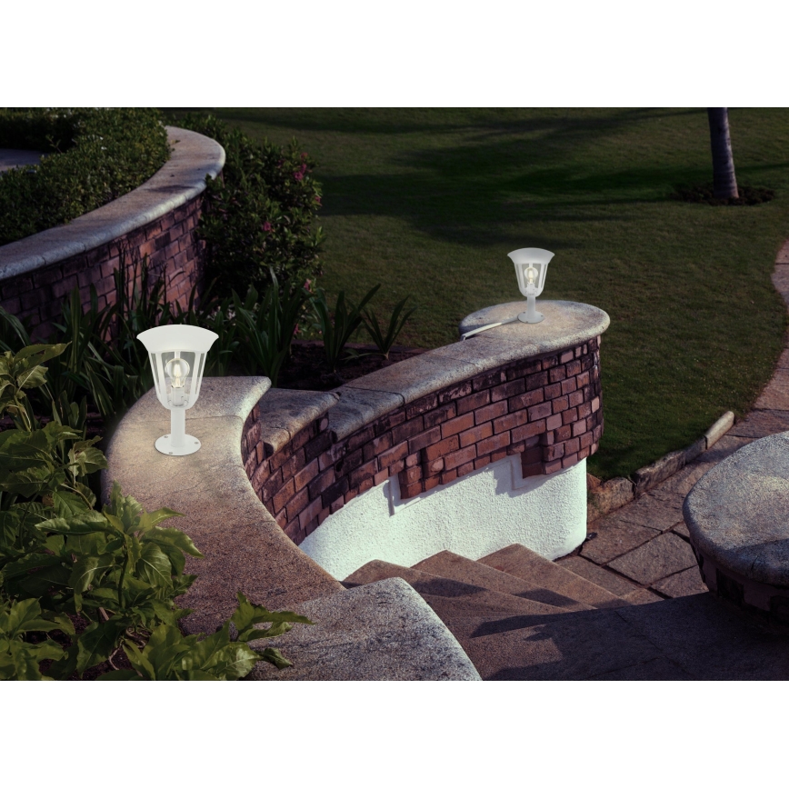 Eglo 98117 - Spoljašnja lampa MONREALE 1xE27/60W/230V IP44 visina 335 bela