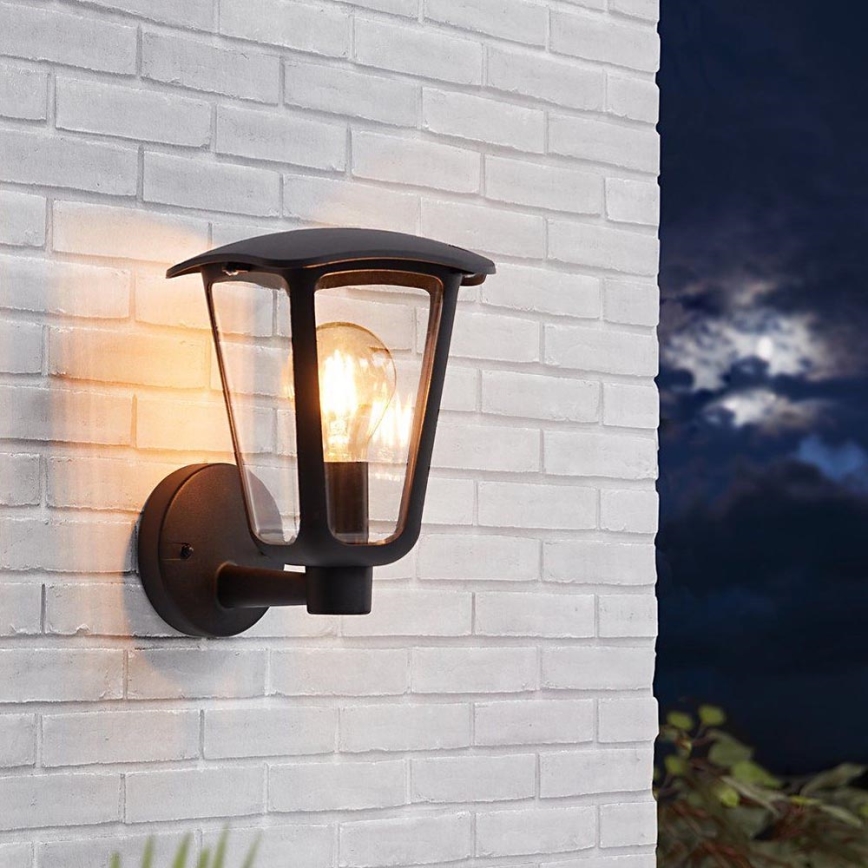 Eglo 98119 - Spoljašnja zidna lampa MONREALE 1xE27/60W/230V IP44 crno