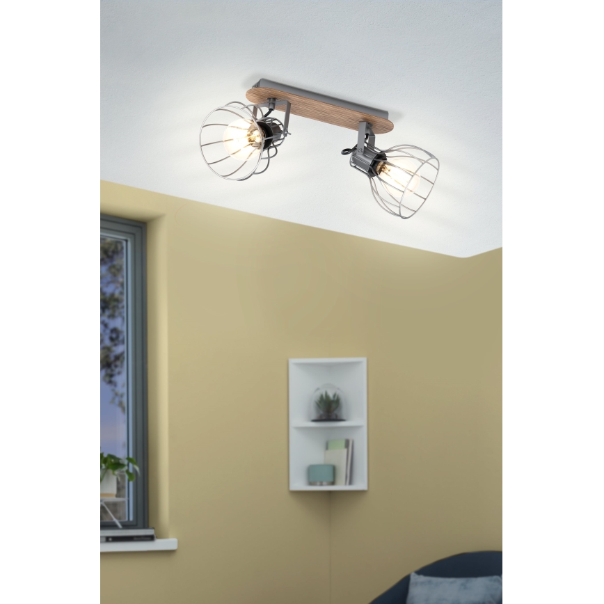 Eglo - Reflektorska lampa 2xE27/40W/230V