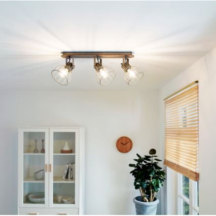Eglo 98136 - Reflektorska lampa SAMBATELLO 3xE27/40W/230V