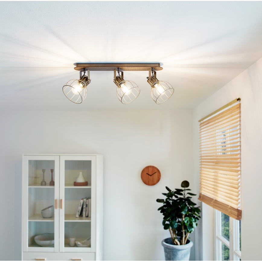 Eglo 98136 - Reflektorska lampa SAMBATELLO 3xE27/40W/230V