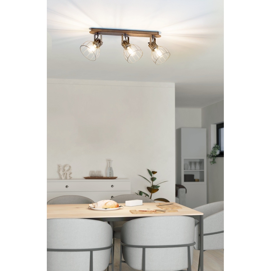 Eglo 98136 - Reflektorska lampa SAMBATELLO 3xE27/40W/230V