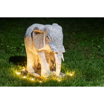 Eglo - LED Spoljašnji dekorativni lanac 9xLED 10m IP65 topla bela