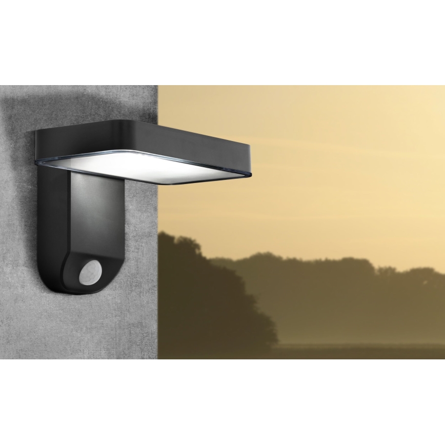 Eglo - LED solarno zidno svetlo sa senzorom LED/4,5W/3,7V 2200 mAh IP44