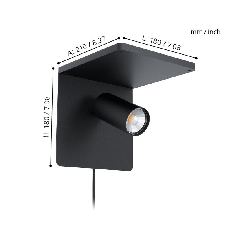 Eglo - LED Zidna lampa 1xGU10/5W/230V