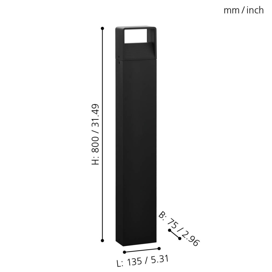 Eglo 98272 - Spoljna LED svetiljka DONINNI LED/5W/230V IP44