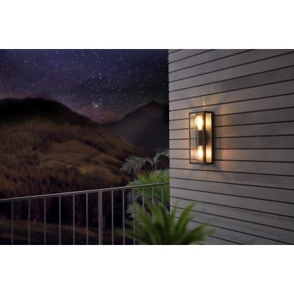 Eglo - Spoljašnja zidna lampa 2xE27/60W/230V IP44