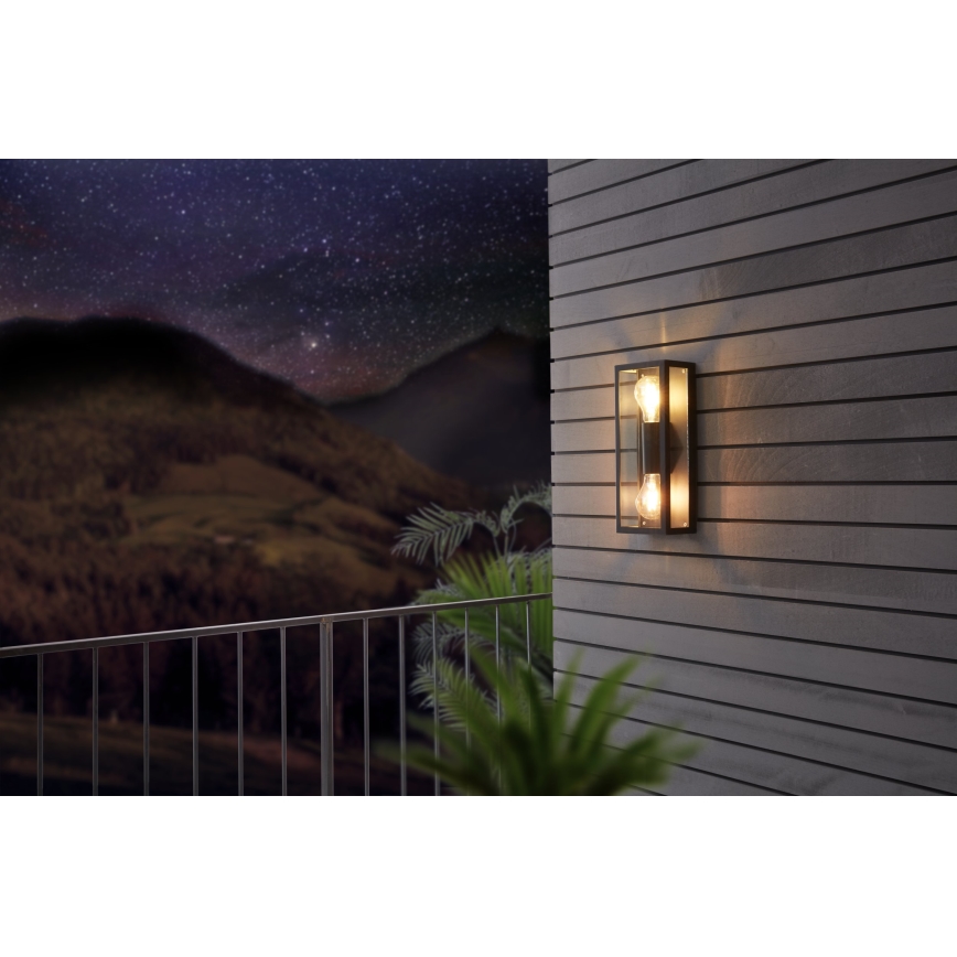Eglo - Spoljašnja zidna lampa 2xE27/60W/230V IP44