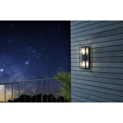 Eglo - Spoljašnja zidna lampa 2xE27/60W/230V IP44