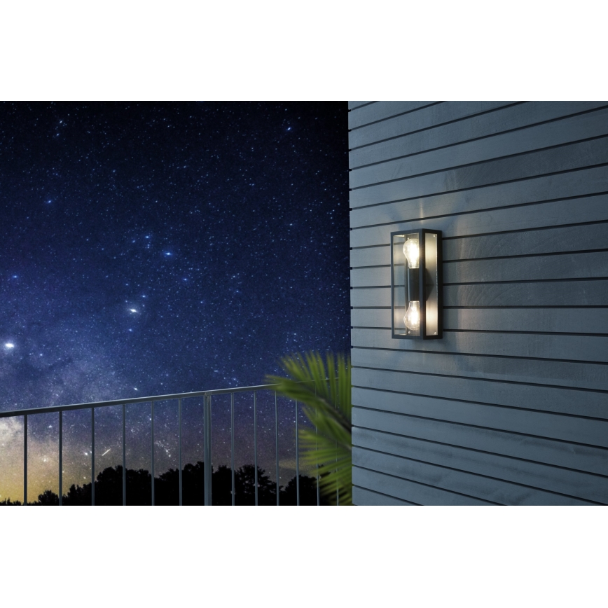 Eglo - Spoljašnja zidna lampa 2xE27/60W/230V IP44