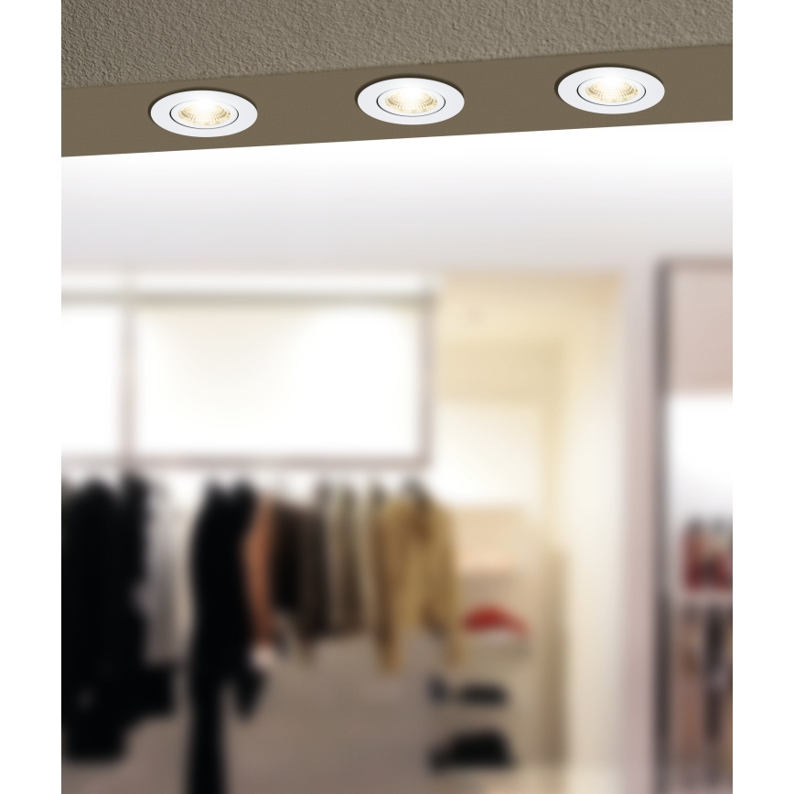 Eglo - LED Prigušivo ugradbeno svetlo LED/6W/230V