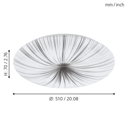 Eglo - LED Plafonjera LED/30,8W/230V