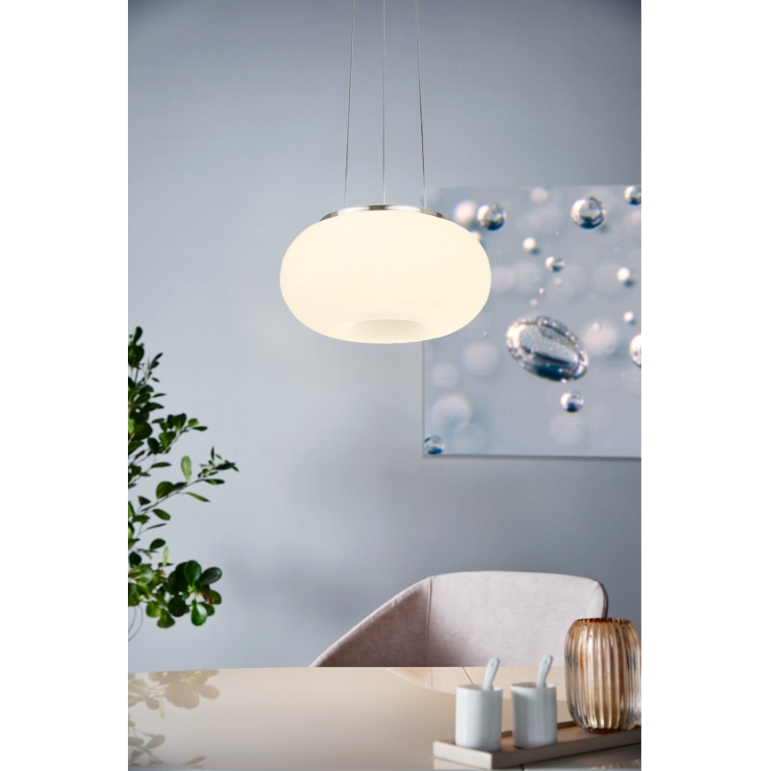 Eglo - LED RGB Prigušivi luster na sajli OPTICA-C LED/21W/230V pr. 37,5 cm