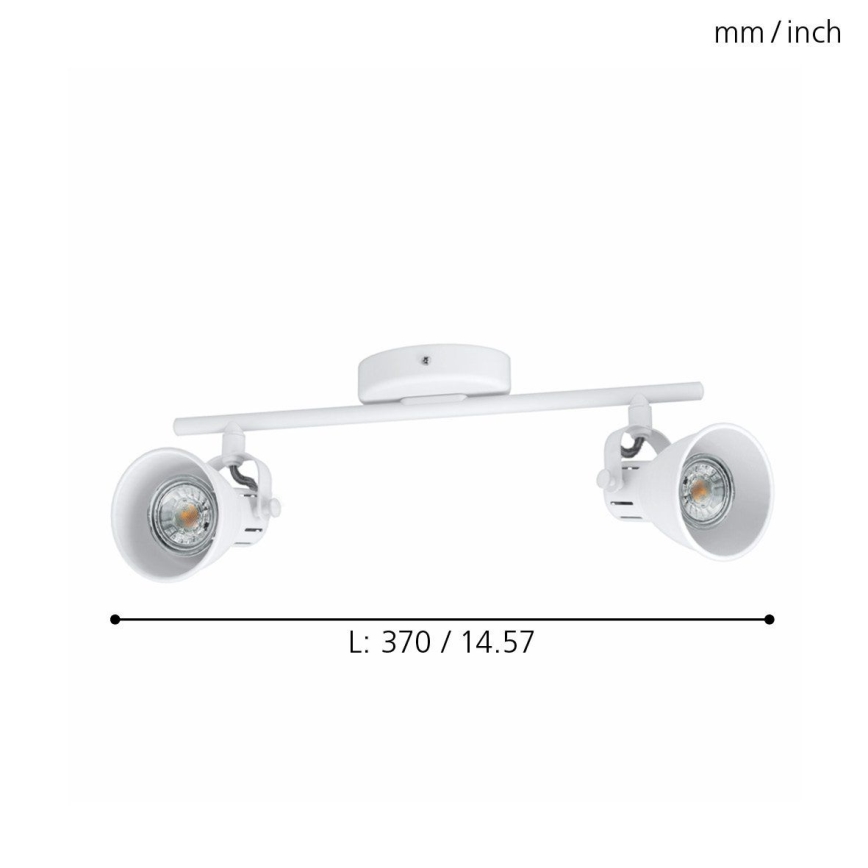Eglo - LED Reflektorska lampa 2xGU10/3,3W/230V