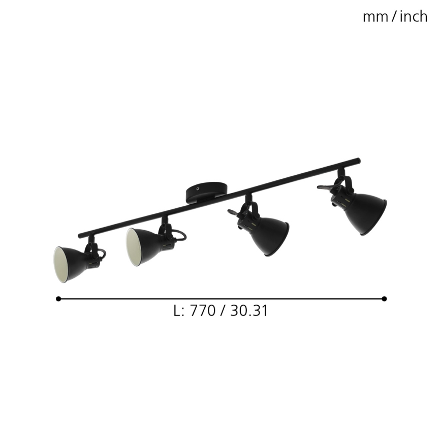 Eglo - LED Reflektorska lampa 4xLED/3,3W/230V