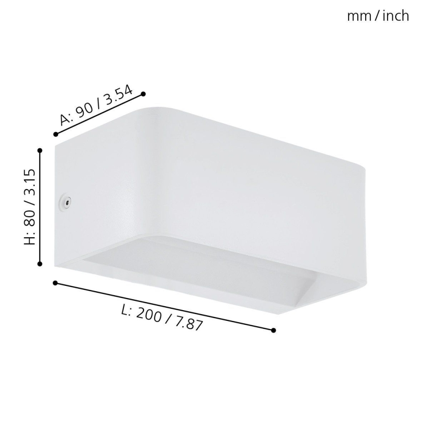 Eglo - LED Zidna lampa LED/10W/230V