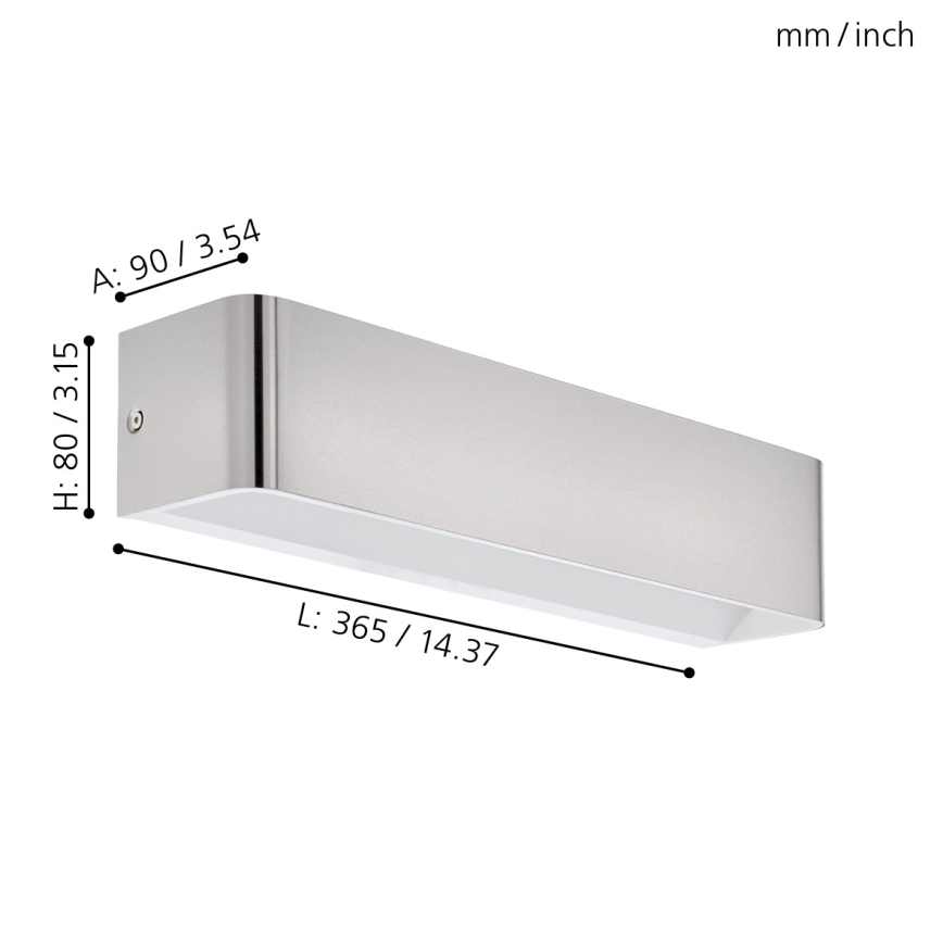 Eglo - LED Zidna lampa LED/12W/230V