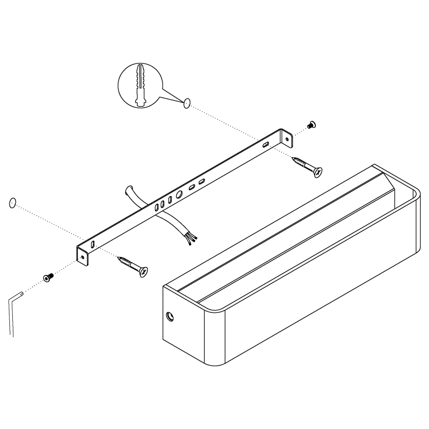 Eglo - LED Zidna lampa LED/12W/230V
