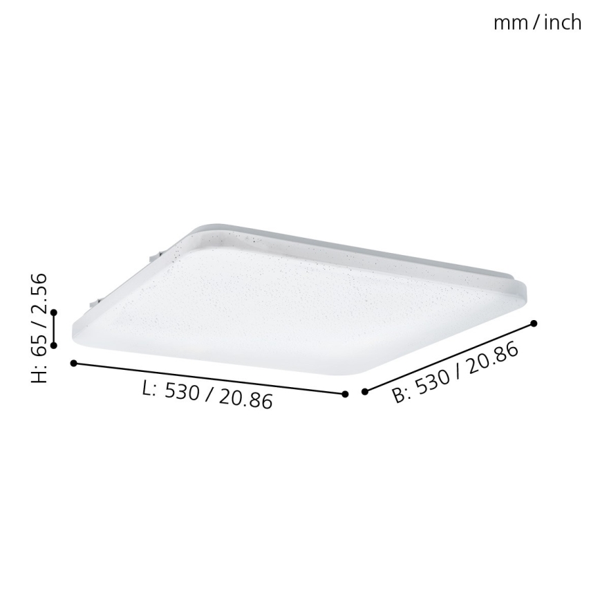 Eglo - LED Plafonjera LED/49,5W/230V