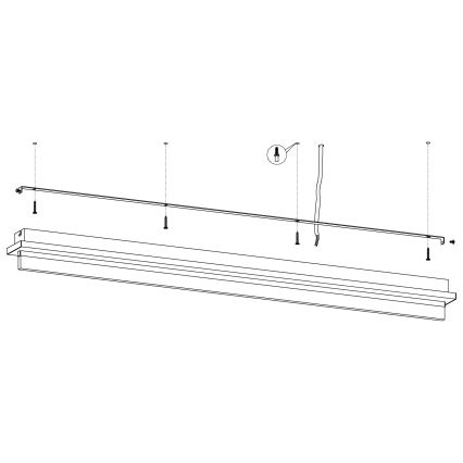 Eglo - LED Plafonjera LED/25W/230V