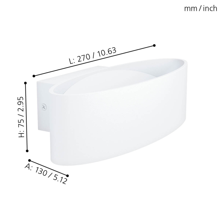 Eglo - LED Zidna lampa LED/10W/230V