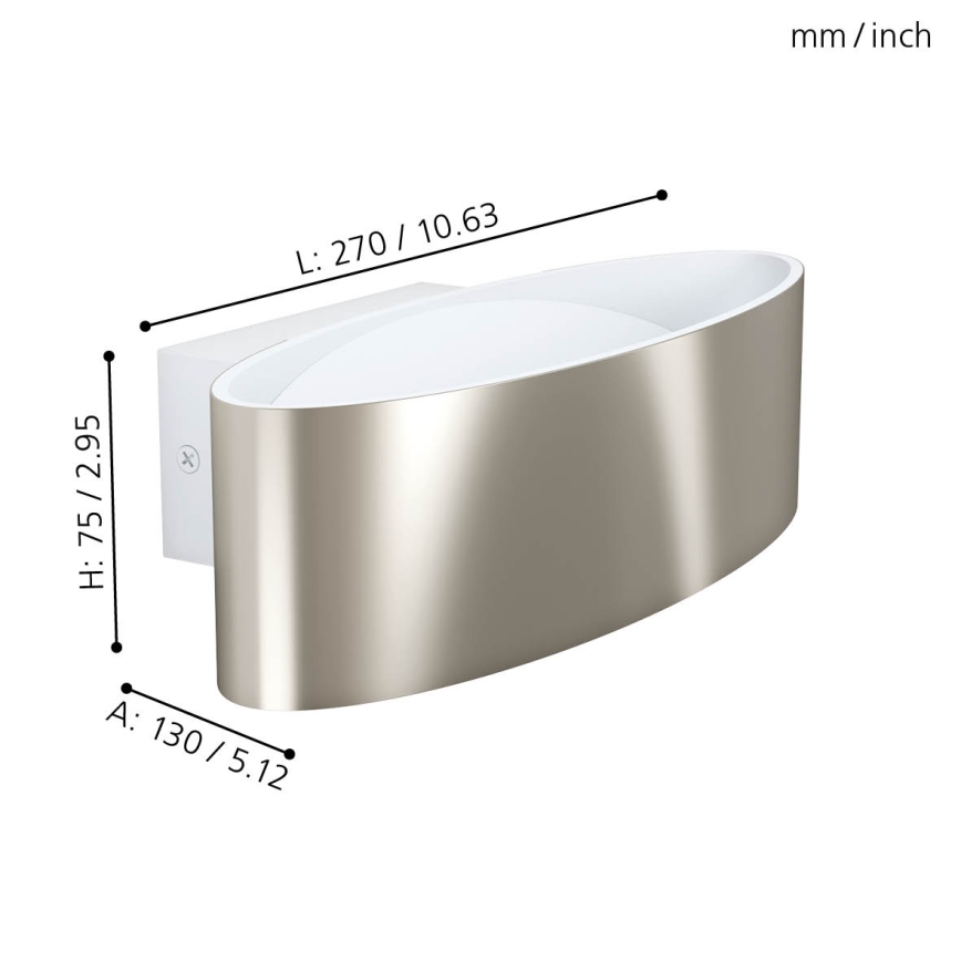 Eglo - LED Zidna lampa LED/10W/230V
