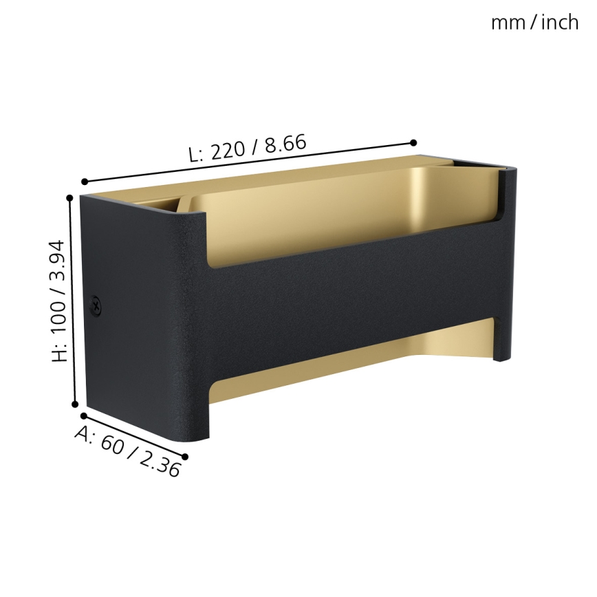 Eglo - LED Zidna lampa LED/10W/230V