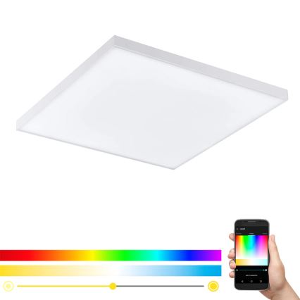 Eglo - LED RGB prigušiva stropna svetiljka TURCONA-C LED/15W/230V + daljinski upravljač