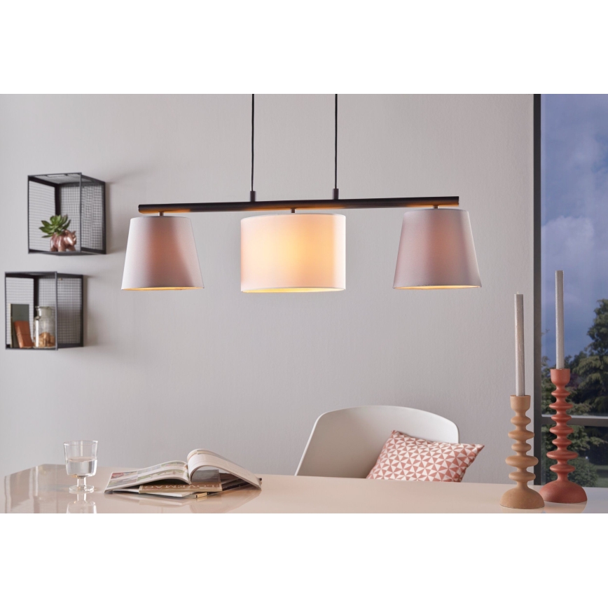 Eglo - Luster na sajli 3xE14/25W/230V
