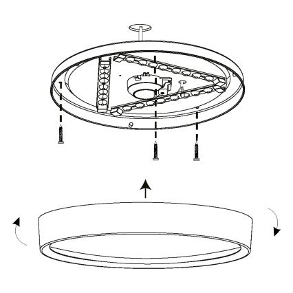Eglo - LED Plafonjera LED/16,8W/230V