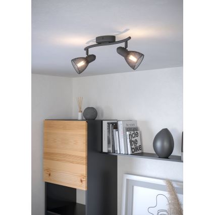 Eglo - Reflektorska lampa 2xE14/40W/230V