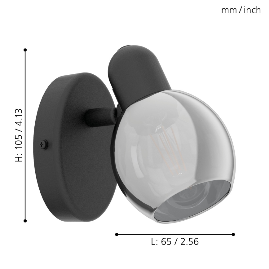Eglo - Zidna reflektorska lampa 1xE14/10W/230V