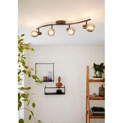Eglo - Reflektorska lampa 4xE14/28W/230V