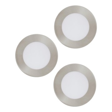Eglo 98632 - Set 3x LED Ugradbena lampa FUEVA 3xLED/5W/230V