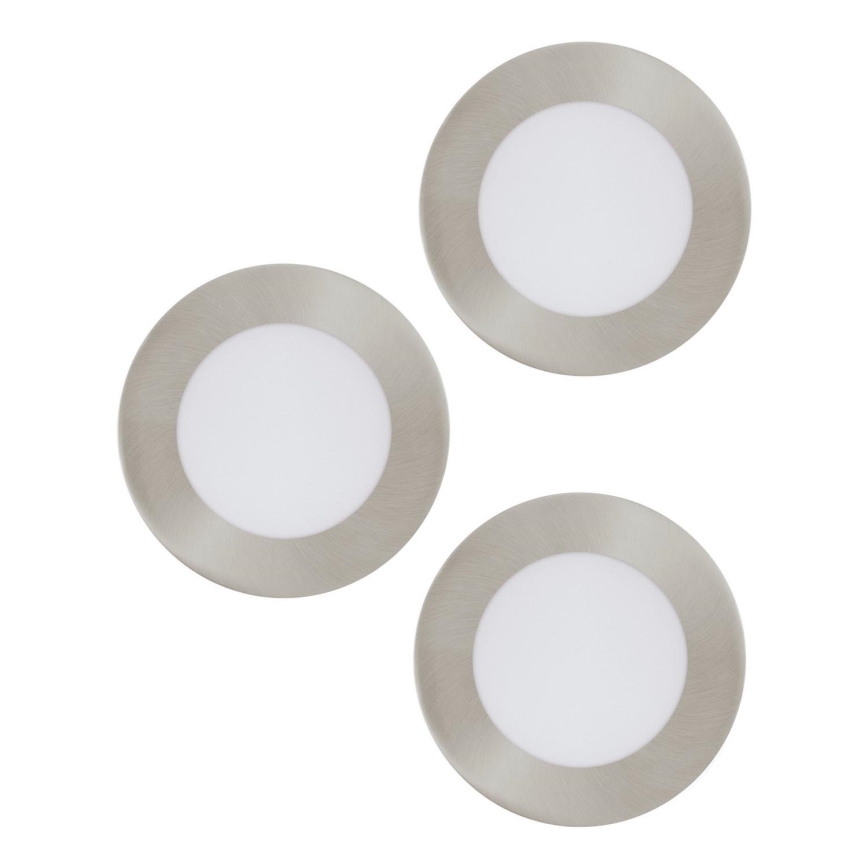 Eglo 98632 - Set 3x LED Ugradbena lampa FUEVA 3xLED/5W/230V