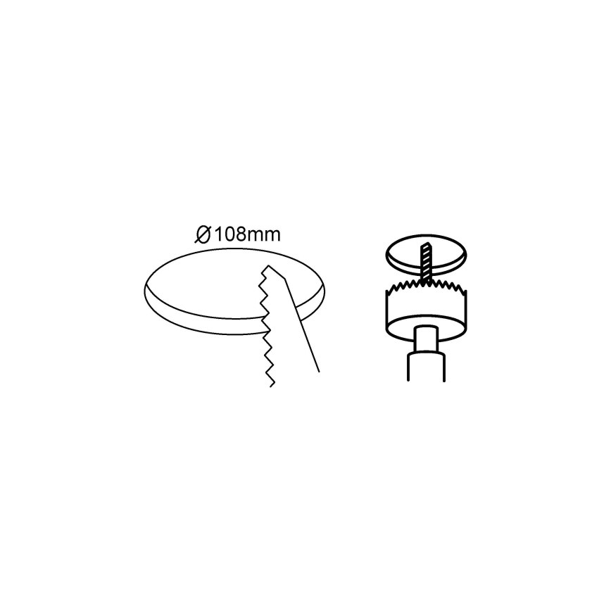 Eglo 98632 - Set 3x LED Ugradbena lampa FUEVA 3xLED/5W/230V
